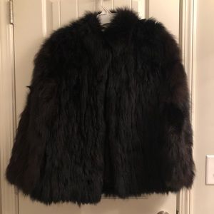Vintage Wilson’s Leather & Suede Fox Fur Coat